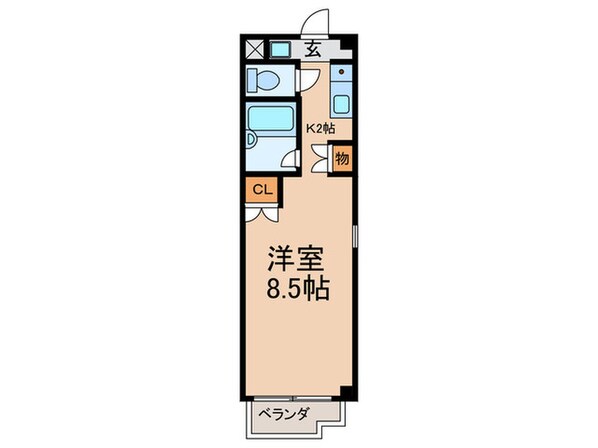 アムール虹ヶ丘の物件間取画像